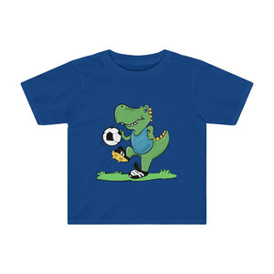 T-Rex Soccer Player Toddler Kids Tee