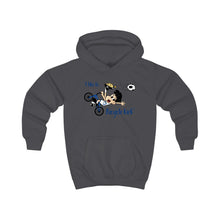 Load image into Gallery viewer, &quot;I like to Bicycle Kick&quot; Kids Hoodie
