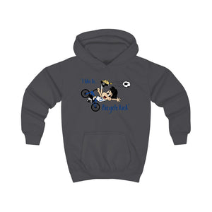 "I like to Bicycle Kick" Kids Hoodie