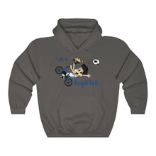 Load image into Gallery viewer, &quot;I Like to Bicycle Kick&quot; Unisex Heavy Blend™ Hooded Sweatshirt
