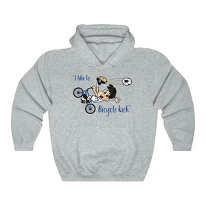 "I Like to Bicycle Kick" Unisex Heavy Blend™ Hooded Sweatshirt