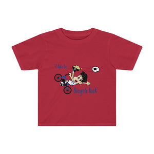 I Like to Bicycle Toddler Kids Tee