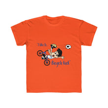 Load image into Gallery viewer, &quot;I like to... Bicycle Kick&quot; Kids Regular Fit Tee
