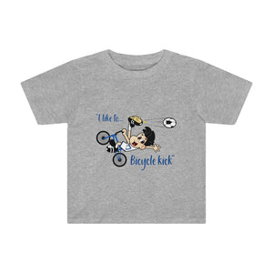 I Like to Bicycle Toddler Kids Tee