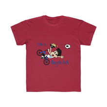 Load image into Gallery viewer, &quot;I like to... Bicycle Kick&quot; Kids Regular Fit Tee
