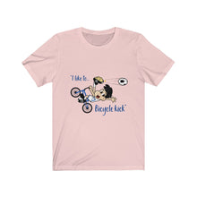 Load image into Gallery viewer, &quot;I Like to Bicycle Kick&quot; Unisex Jersey Short Sleeve Tee
