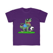 Load image into Gallery viewer, T-Rex with Glasses Kids Regular Fit Tee
