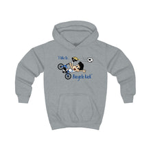 Load image into Gallery viewer, &quot;I like to Bicycle Kick&quot; Kids Hoodie
