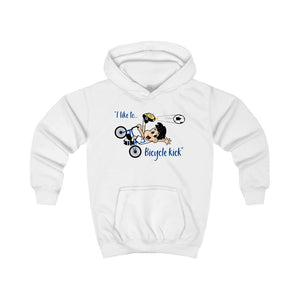 "I like to Bicycle Kick" Kids Hoodie