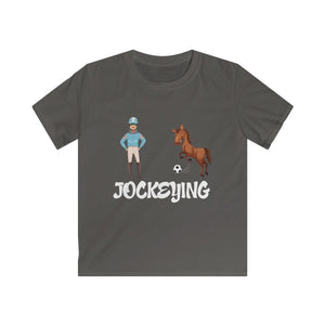 Jockeying Kids Softstyle Tee