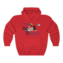 Load image into Gallery viewer, &quot;I Like to Bicycle Kick&quot; Unisex Heavy Blend™ Hooded Sweatshirt
