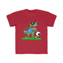 Load image into Gallery viewer, T-Rex with Glasses Kids Regular Fit Tee
