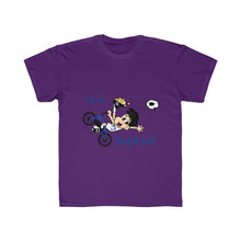 Load image into Gallery viewer, &quot;I like to... Bicycle Kick&quot; Kids Regular Fit Tee
