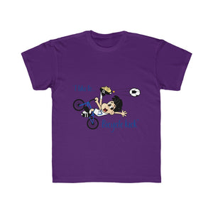 "I like to... Bicycle Kick" Kids Regular Fit Tee