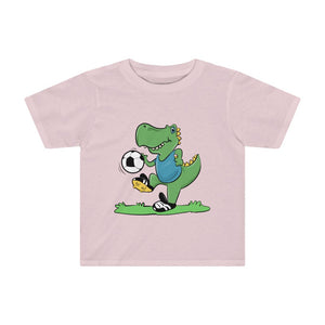 T-Rex Soccer Player Toddler Kids Tee