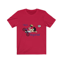 Load image into Gallery viewer, &quot;I Like to Bicycle Kick&quot; Unisex Jersey Short Sleeve Tee
