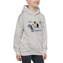 Load image into Gallery viewer, I like to Bicycle Kick Kids Hoodie
